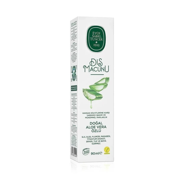 Doğal Diş Macunu 90 Gr Aloe Vera - Resim 3