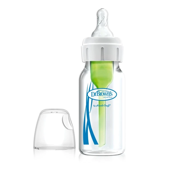 Cam Dar Ağız Biberon Antikolik 250 ml ürün görseli 1