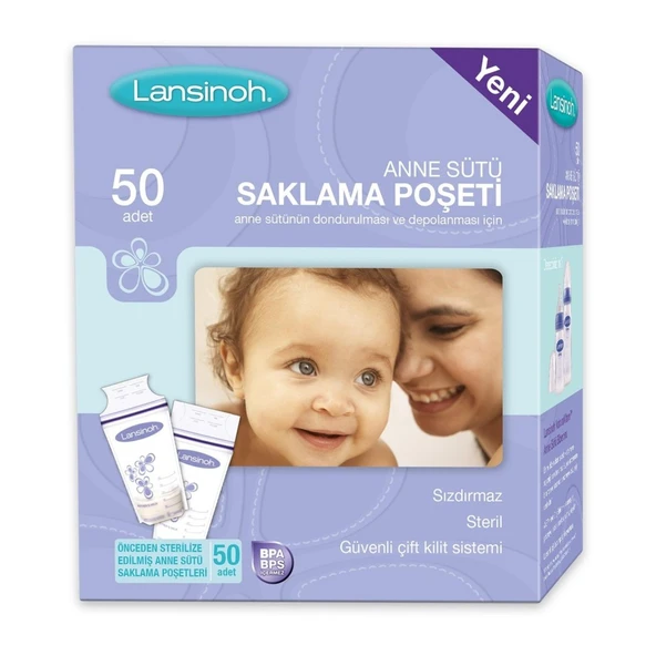 Anne Sütü Saklama Poşeti 50 Adet ürün görseli 1
