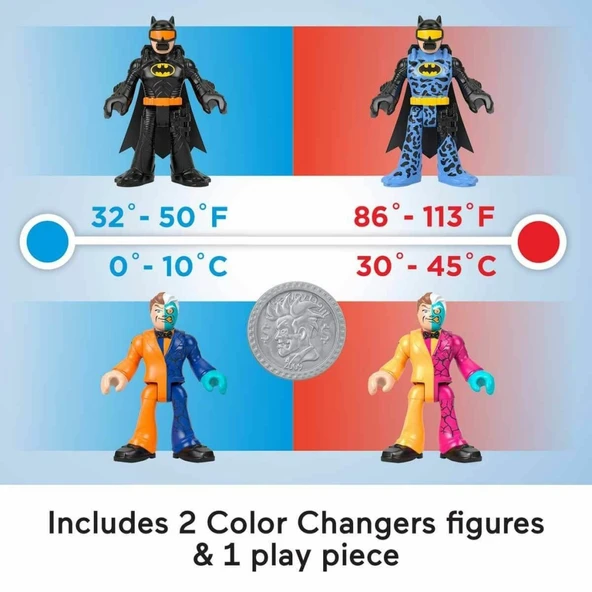 HMX60 Imaginext® DC Color Changers Temel Figür Seti - Resim 3