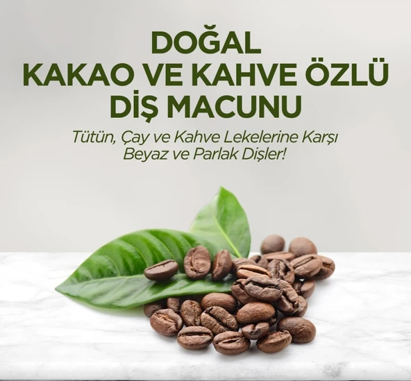 Doğal Diş Macunu 90 Gr Kakao & Kahve Özlü ürün görseli 1