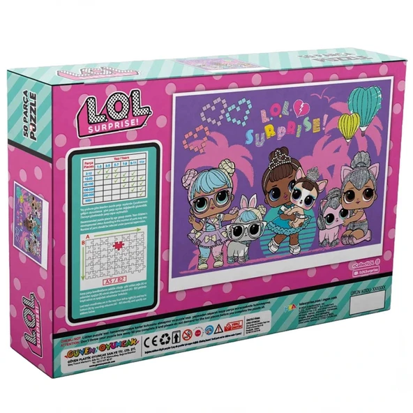 LOL Surprise 50 Parça Puzzle ürün görseli 1