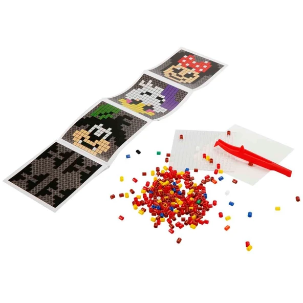 4in1 NessiWorld Minnie Mouse Pixel Pixel Boncuk Aktivite ve Oyuncak Seti ürün görseli 1