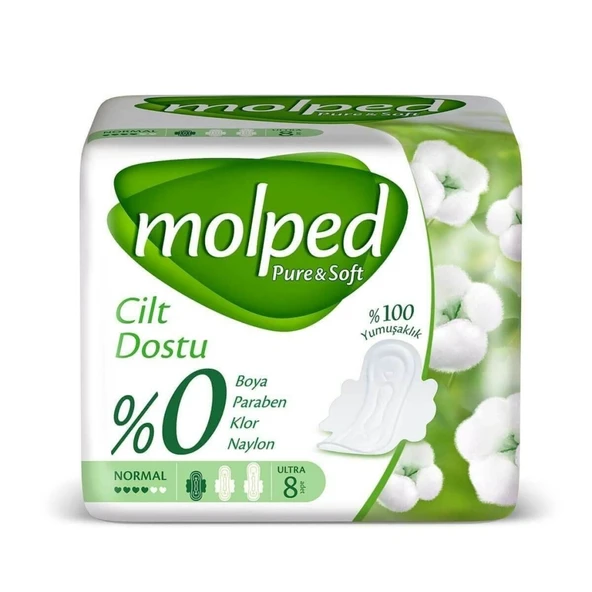 Pure&Soft Normal Ped 8 Adet ürün görseli 1