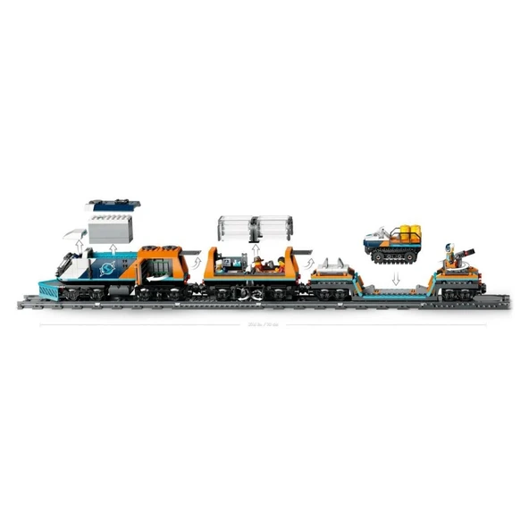 60470  Kaşif Treni 1517 parça +7 yaş ürün görseli 1