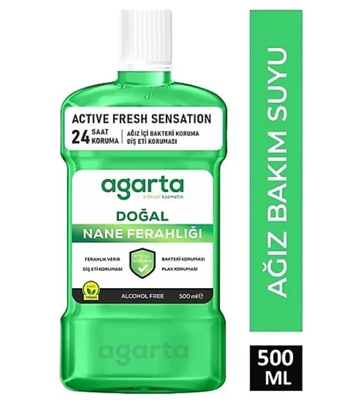 Doğal Ağız Bakım Suyu 500 ml Nane Özlü ürün görseli 1