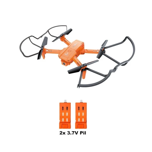 DSX-41 Kumandalı 2.4G Şarjlı Kameralı Katlanabilir Drone -Vardem Oyuncak ürün görseli 1