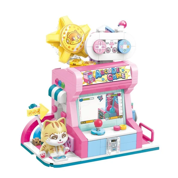 KP28019 Orange Cat Game Room Blok Seti -Vagon life ürün görseli 1