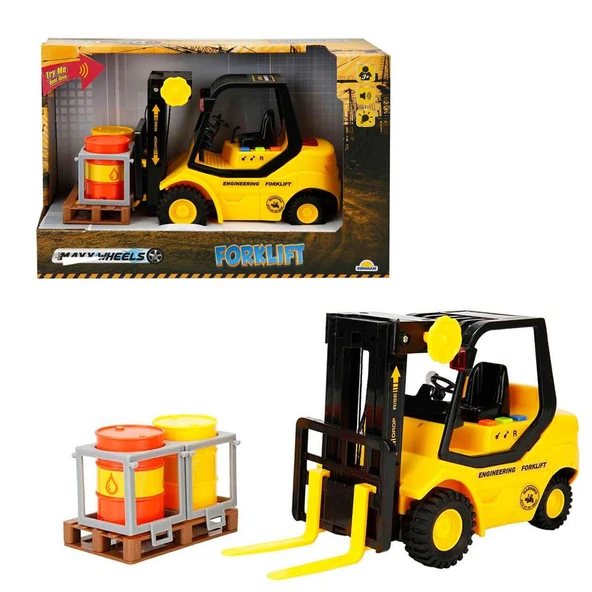 Maxx Wheels Sesli ve Işıklı Forklift 24 cm 1 Adet Fiyatıdır ürün görseli 1