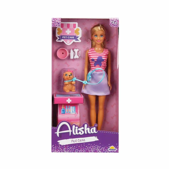 BEBEK SET ALİSHA VETERİNER AKSESUARLI ( 1 ADET FİYATIDIR ) ürün görseli 1