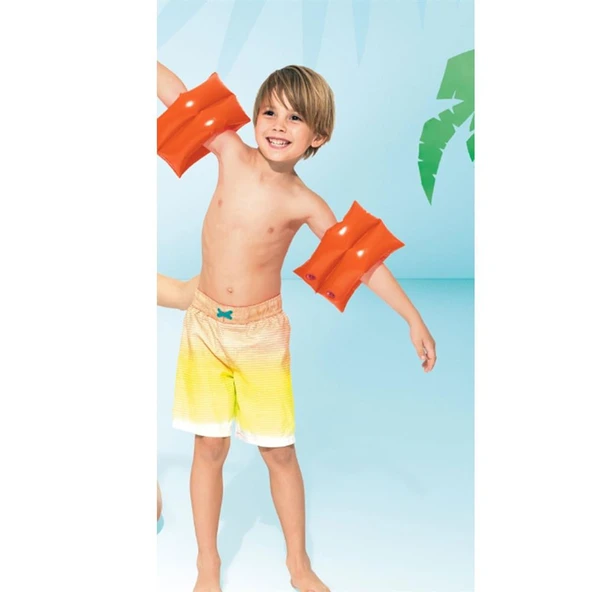 Intex Çift Boğumlu Kırmızı Kolluk 25x17 cm (6-12 Yaş) ürün görseli 1