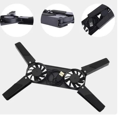 Katlanabilir Laptop Soğutucu 2 fanlı ürün görseli 1