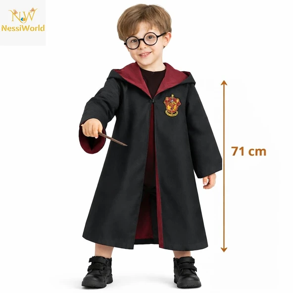 Bebek Kostüm Seti – Asa Gözlük Pelerin 71 cm (2-4 Yaş) ürün görseli 1