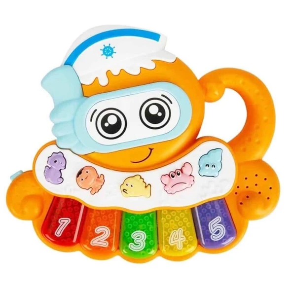 Sesli ve Işıklı Piyanolu Ahtapot ürün görseli 1