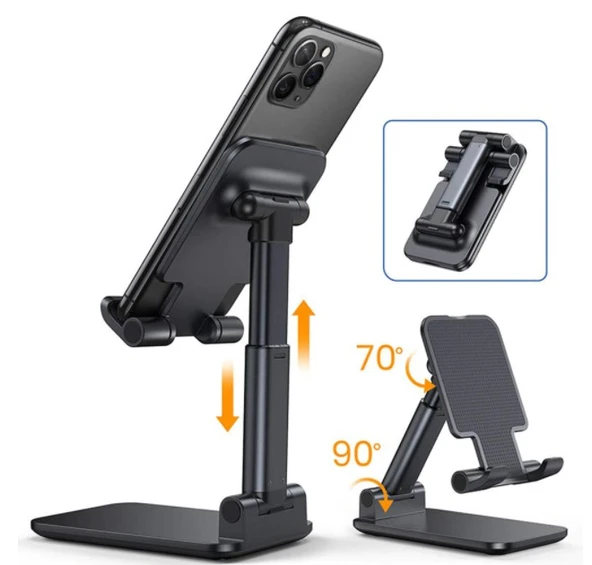 Katlanabilir Masaüstü Telefon Tutucu Stand CM-280 ürün görseli 1