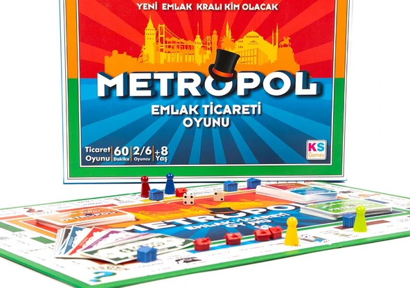 Ks Games Metropol Emlak Ticaret Oyunu ürün görseli 1