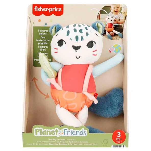 Eğlenceli Dostum Kar Leoparı Peluş HKD64 - Resim 5
