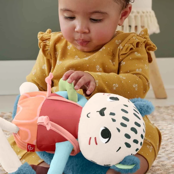 Eğlenceli Dostum Kar Leoparı Peluş HKD64 - Resim 3