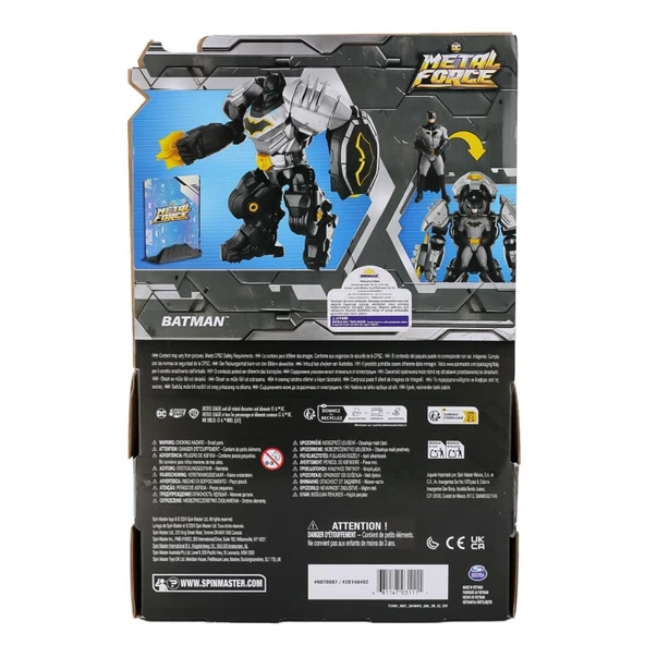 6070887 31111 DC Metal Batman Force Figür Seti - Resim 4