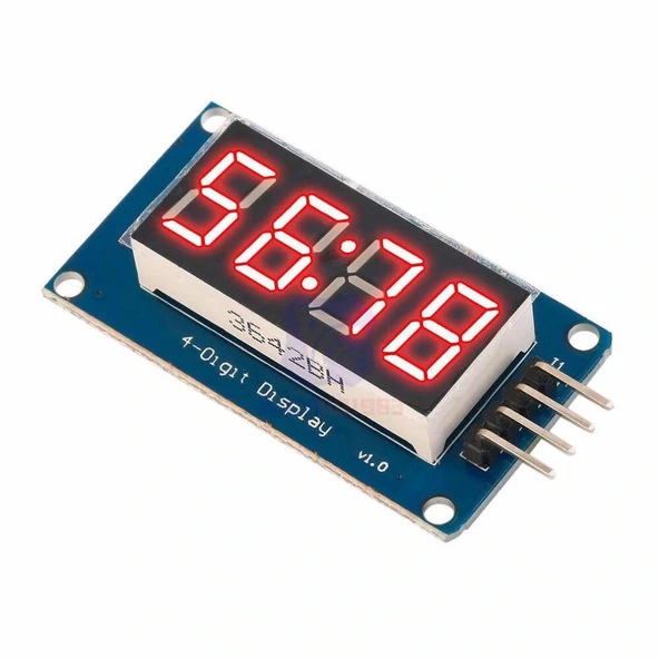 TM1637 Lcd Ekran Modülü 4 Dijit 7 Segment - Resim 2