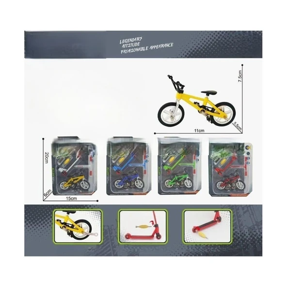 KZL-55040-5 KZL-55040-5 BISIKLET+SCOOTER VIDALI KRT 144 ürün görseli 1