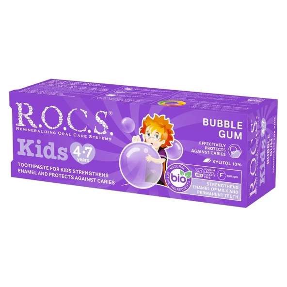 .Kids Diş Macunu 4-7 Yaş 35 ml Sakız ürün görseli 1