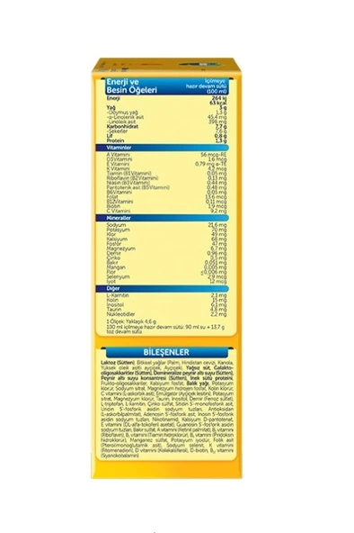 Bebek Devam Sütü No4 400 Gr - Resim 3