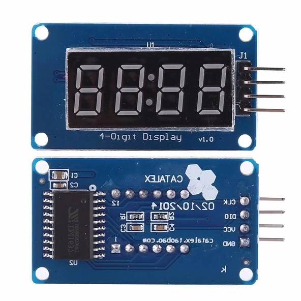 TM1637 Lcd Ekran Modülü 4 Dijit 7 Segment - Resim 7