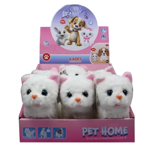 VRD10644 PELUŞ EVCİL KEDİ SESLİ VE HAREKETLİ ürün görseli 1