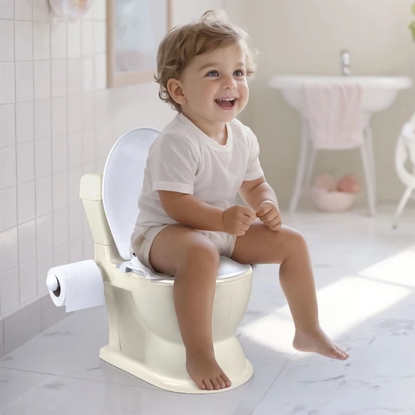 7562 Eğitici Klozet XL Relax Bej -Dolu Oyuncak ürün görseli 1
