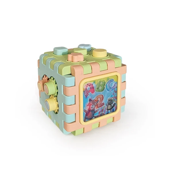 5292 OYUNCAK EDUCATIONAL CUBE PUZZLE - Resim 2