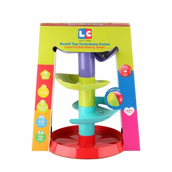 LC-30956 Let's be Child - Renkli Top Yuvarlama Kulesi ürün görseli 1