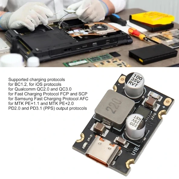 PD65W Type-C Hızlı Şarj Modülü - Resim 5