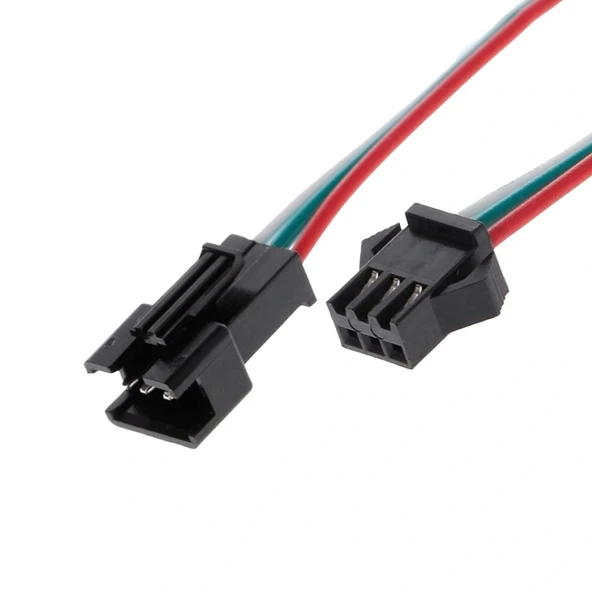 IC-261J-3 JST SM 3P Kablolu Konnektör Takım ürün görseli 1
