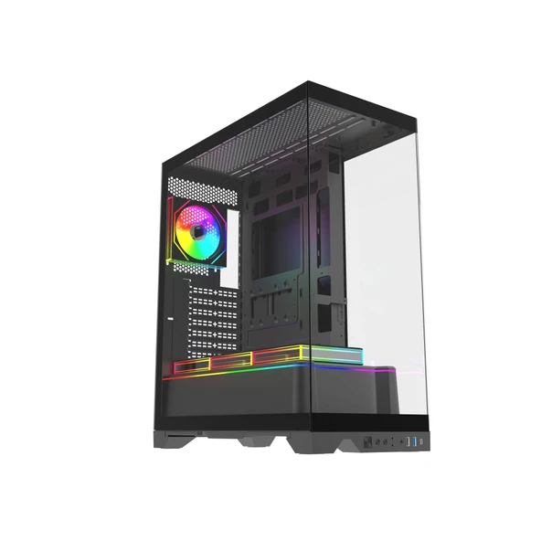 QUANTUM SHADOWFORGE 4x120mm ARGB Gaming Pc Kasası - Resim 2