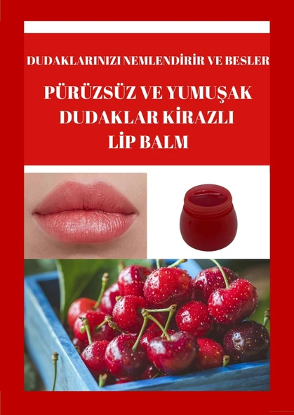 Kirazlı Lip Balm 10ML ürün görseli 1
