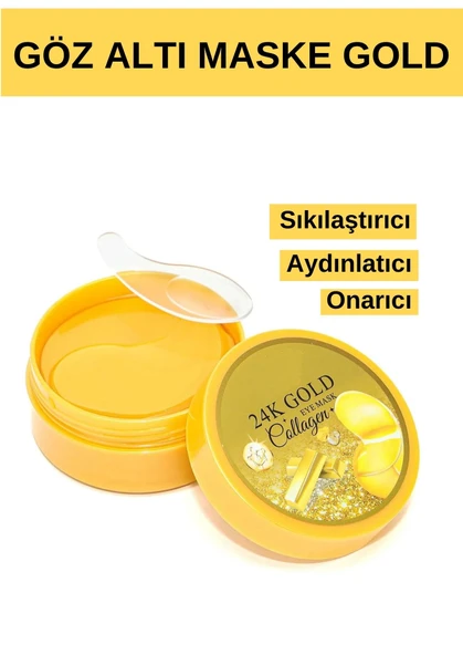 Göz Altı Aydınlatıcı Sıkılaştırıcı ve Onarıcı Collagen Gold Göz Altı Maskesi 60 Adet ürün görseli 1
