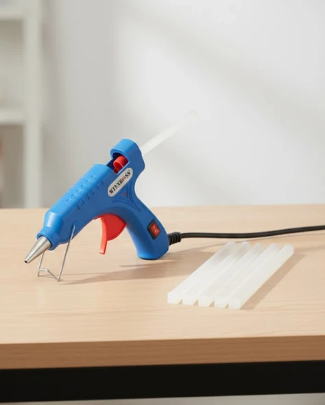 Pratik Kullanımlı 20W Silikon Tabancası 7.5 mm Silikon Uyumlu 5 Adet Hediye Silikon ürün görseli 1