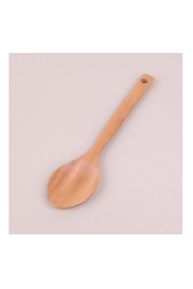 Balsa BLS-029A Ahşap Yemek Servis Kaşığı 28 cm mudanis ürün görseli 1