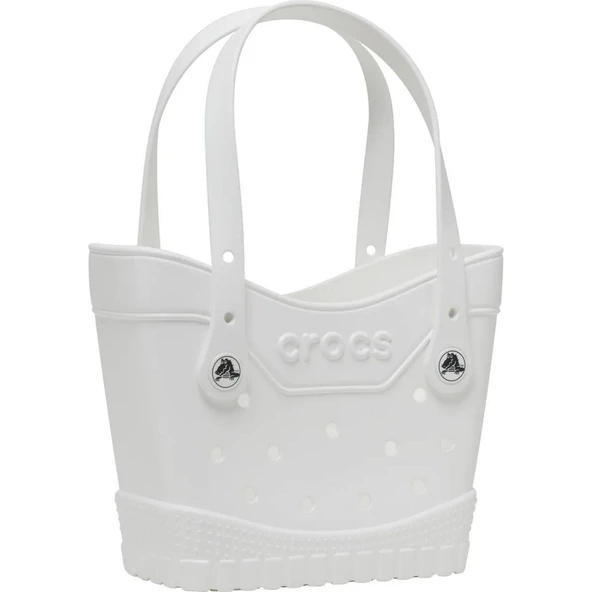 Crocs SMALL EVA TOTE Çanta CRCZFB0001 CRC.WHITE - Resim 2