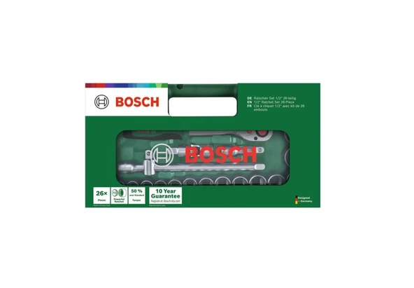 Bosch 1/2" Cırcır Seti 26 Parça 1600A039J7 - Resim 3