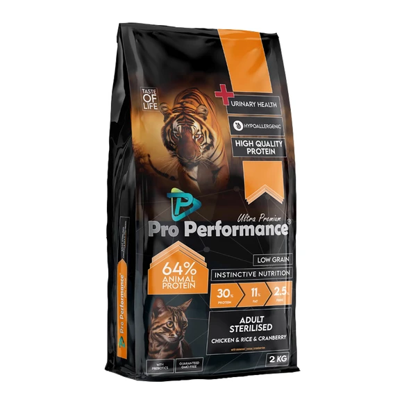 Pro Performance Tavuklu Kısır Kedi Maması 2 Kg ürün görseli 1