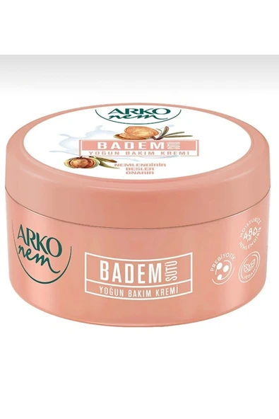 ARKO BADEM SÜTÜ YOĞUN BAKIM KREMİ 250 ML - Resim 2