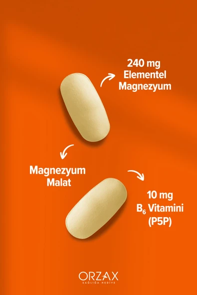 Ocean ExtraMag Magnezyum Malat + P5P 60 Tablet - Resim 3