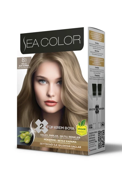 SEA COLOR 8.1 Küllü Açık Kumral Set Boya ürün görseli 1