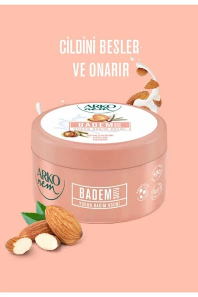 ARKO BADEM SÜTÜ YOĞUN BAKIM KREMİ 250 ML ürün görseli 1