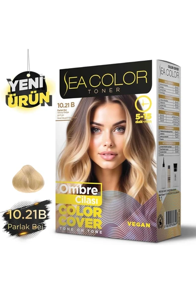 SEACOLOR 10.21b Parlak Bej Ombre Saç Cilası ürün görseli 1