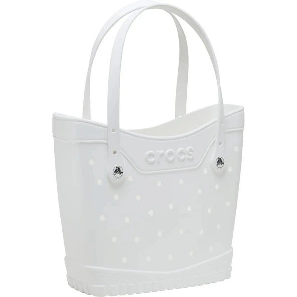 Crocs MEDIUM EVA TOTE Çanta CRCZFB0002 CRC.WHITE - Resim 2
