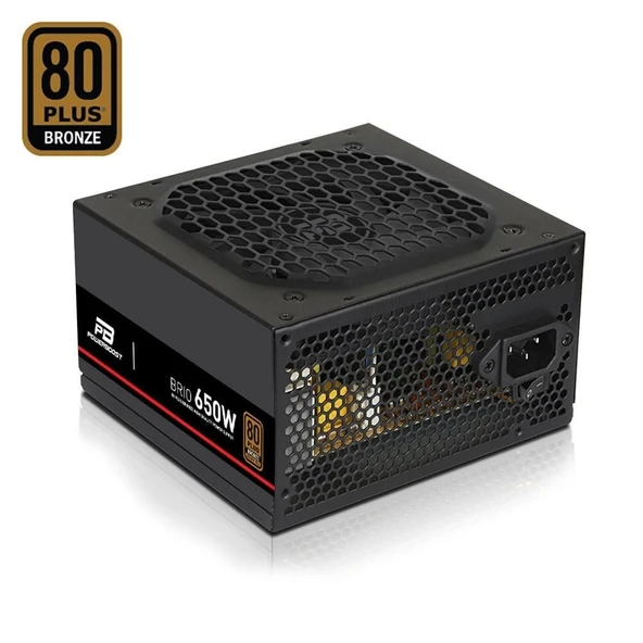 PowerBoost BST-ATX650BEU 80+ Bronze 650W 12cm Fanlı ATX Güç Kaynağı (Bulk) ürün görseli 1