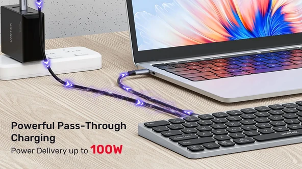 UNITEK 9-IN-1 USB-C HUB KLAVYE D1092A - Resim 4